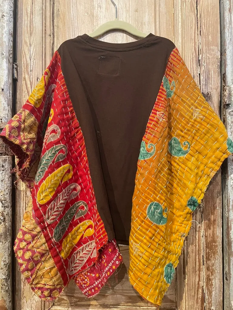 6-8y  Kids Hippie Poncho-10001
