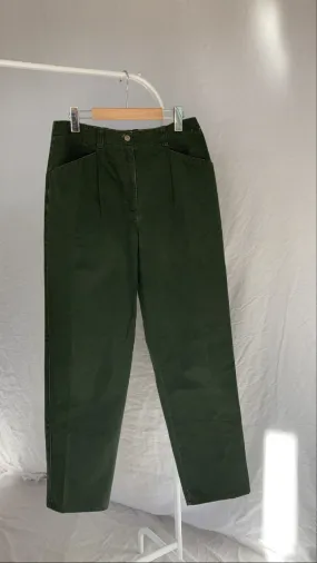 90s Forest Green Khakis