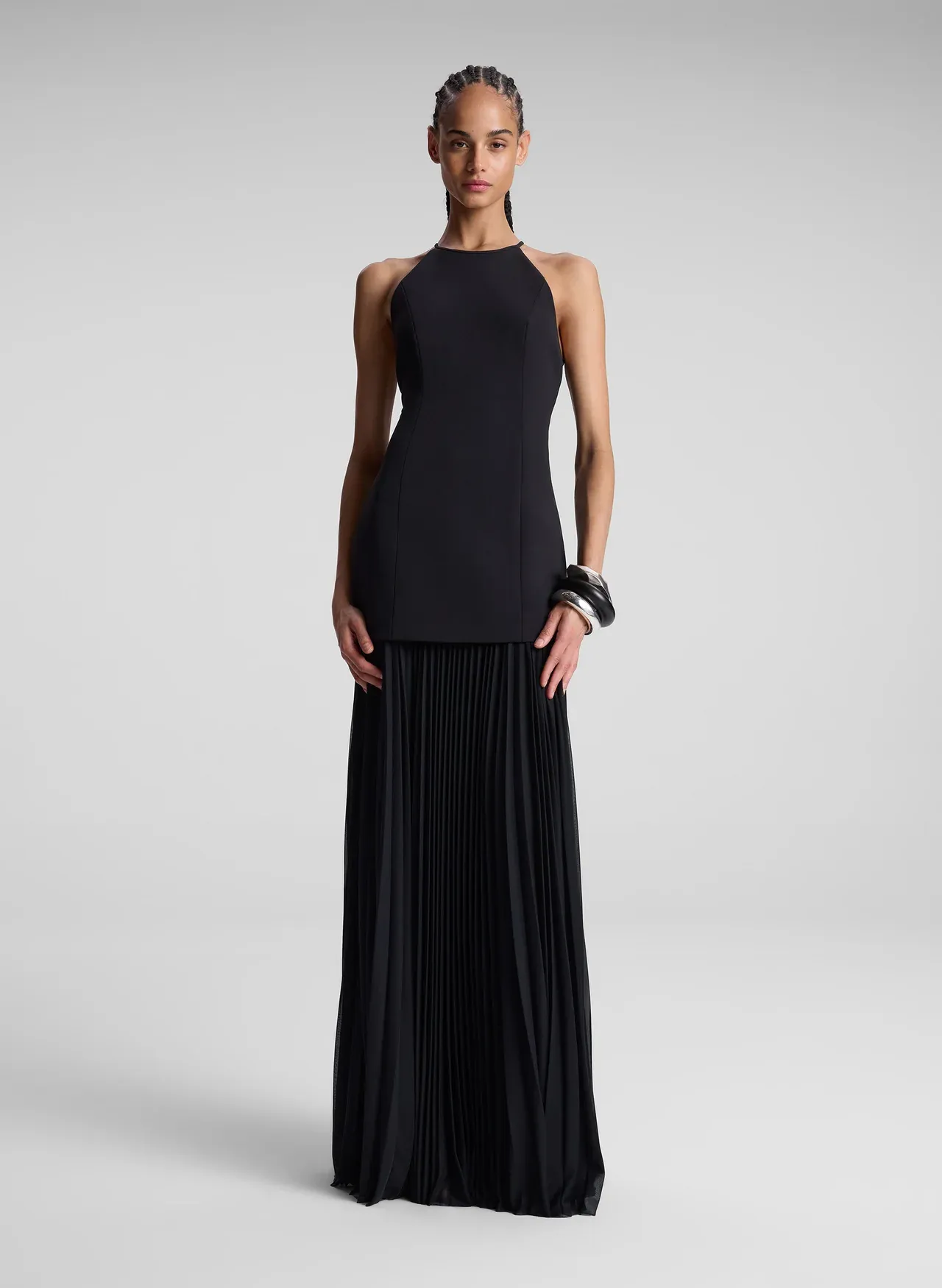 A.L.C. | Lana Pleated Maxi Dress