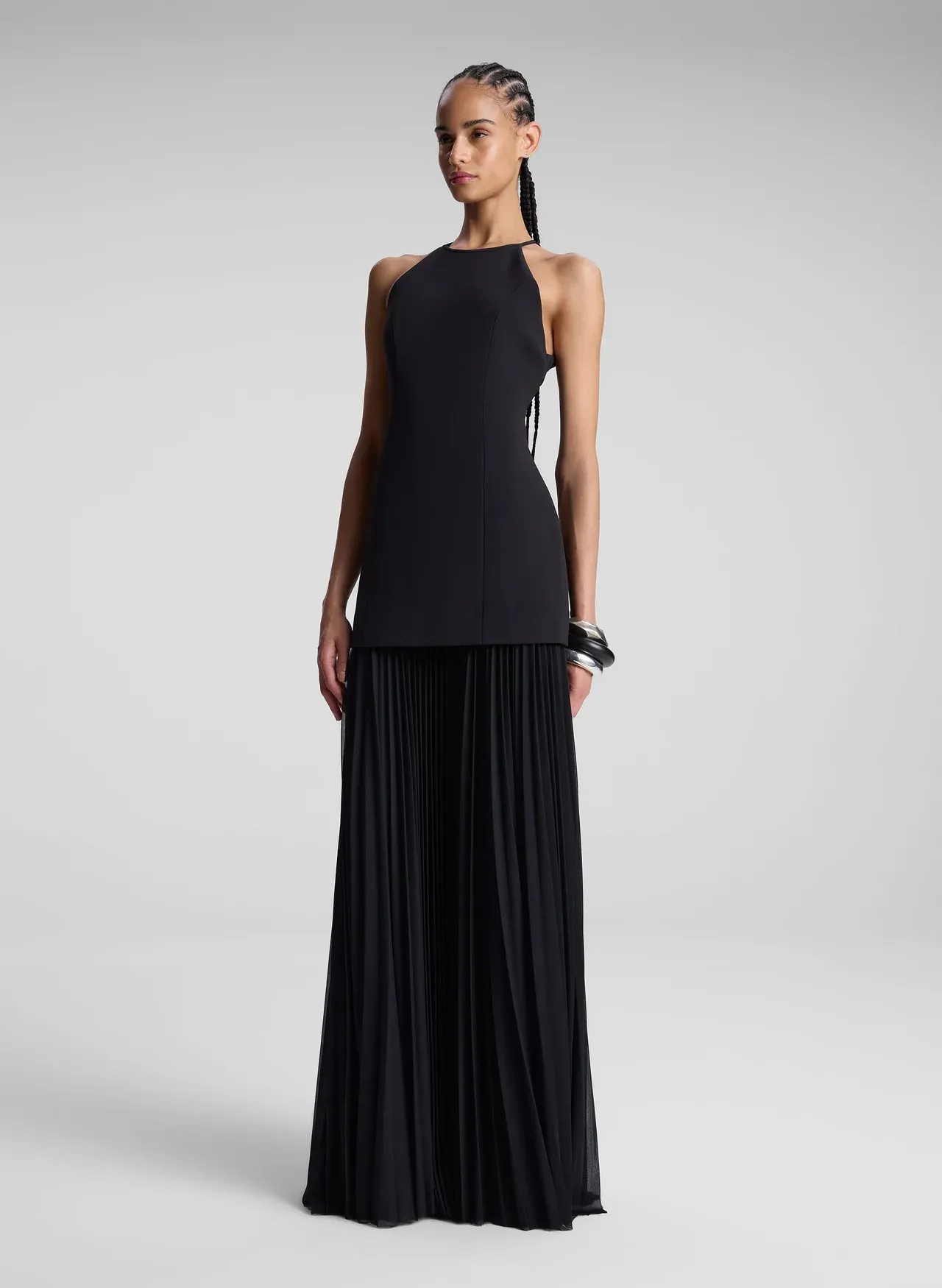A.L.C. | Lana Pleated Maxi Dress