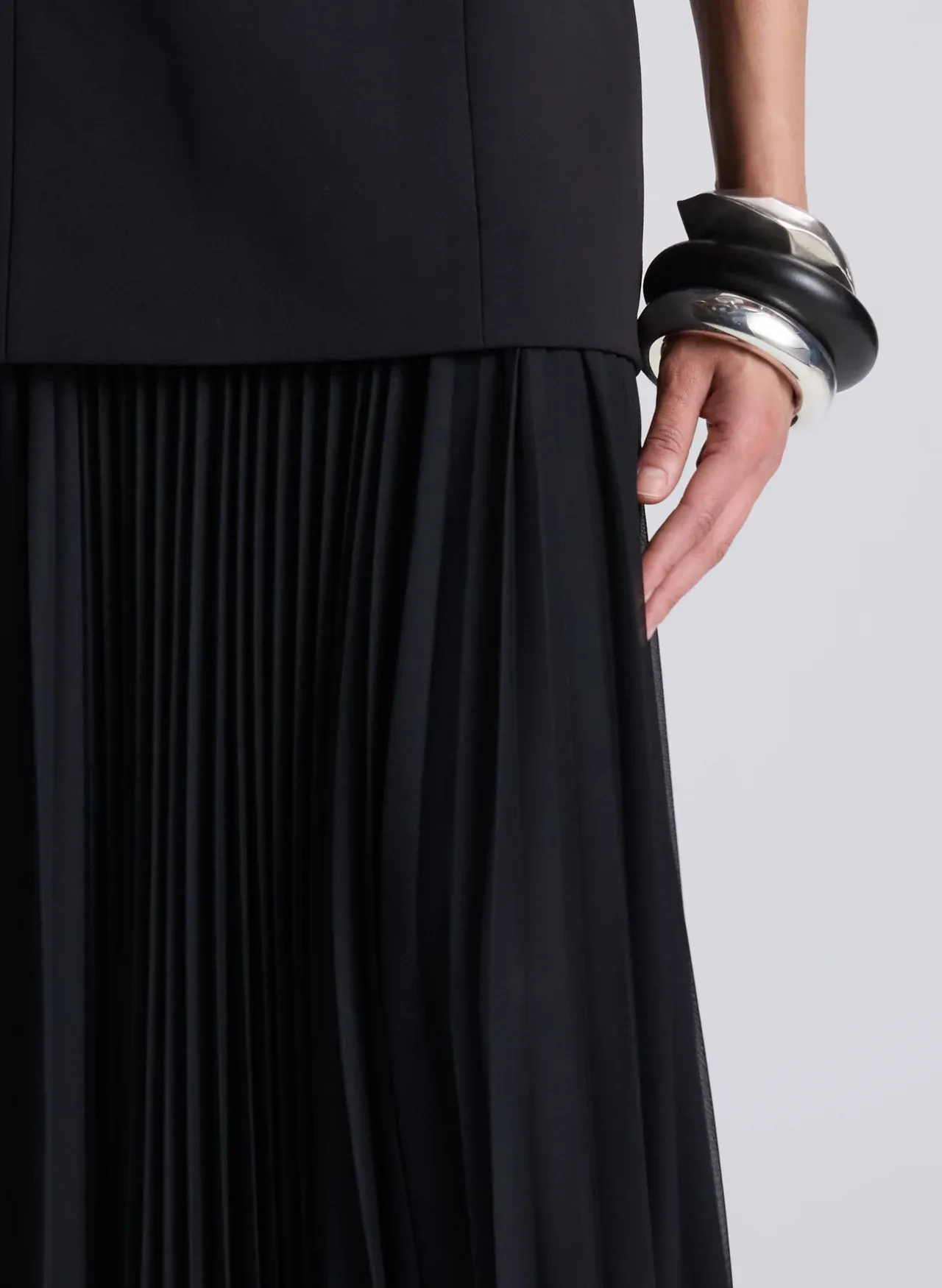 A.L.C. | Lana Pleated Maxi Dress