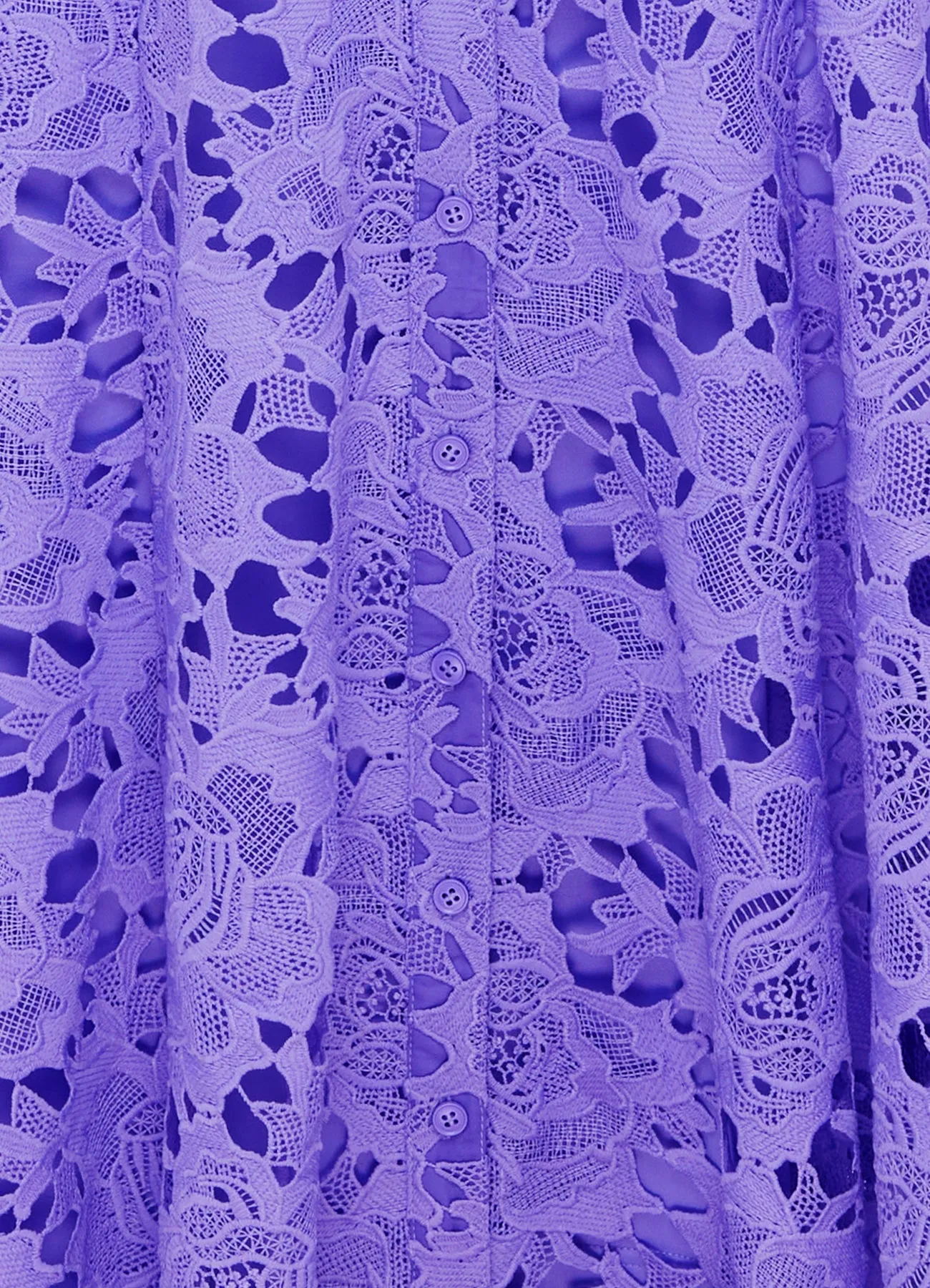 Aliyah Lace Butterfly Sleeve Midi Dress - Lavender