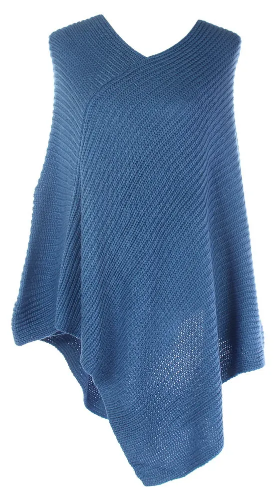 Ally classic knit poncho