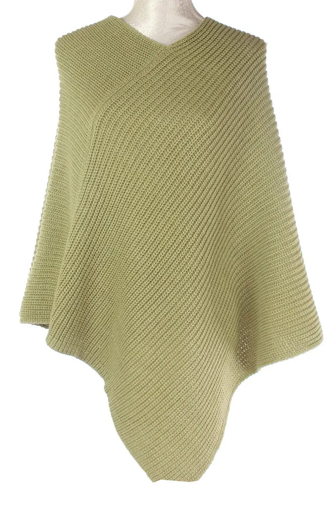 Ally classic knit poncho
