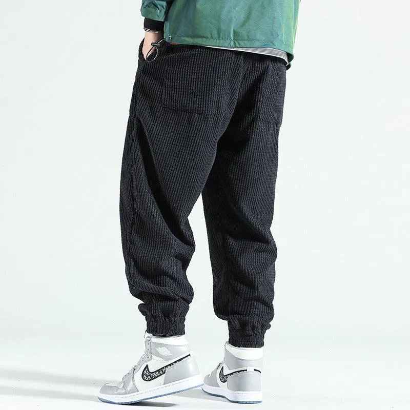 Autumn And Winter Corduroy Men's Pants Ankle-tied