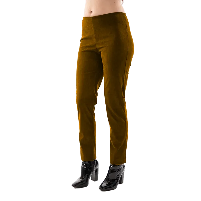 Bali Pant - Pull On Cord - Caramel