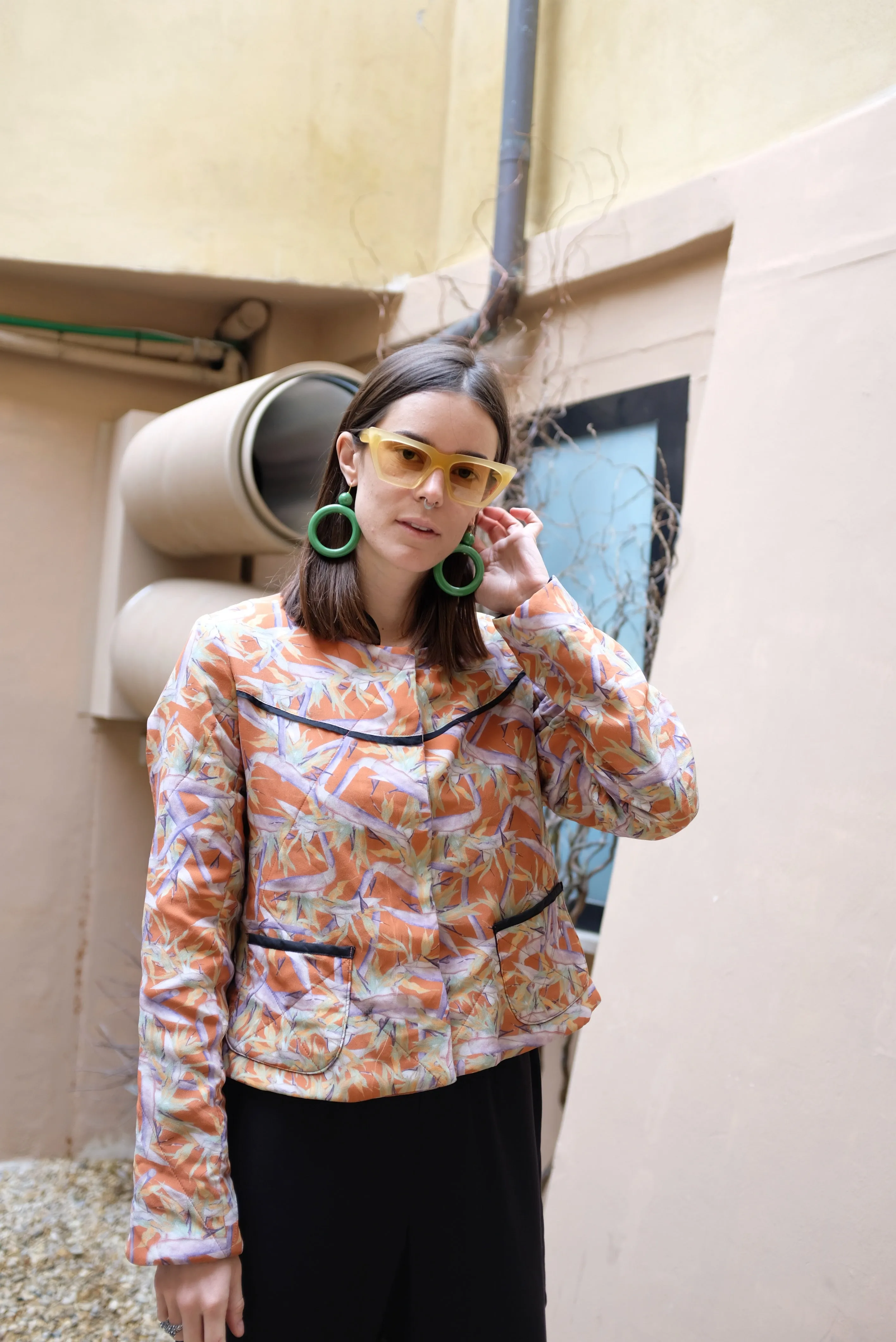 Beklina Quilted Jacket Carmella's Floral