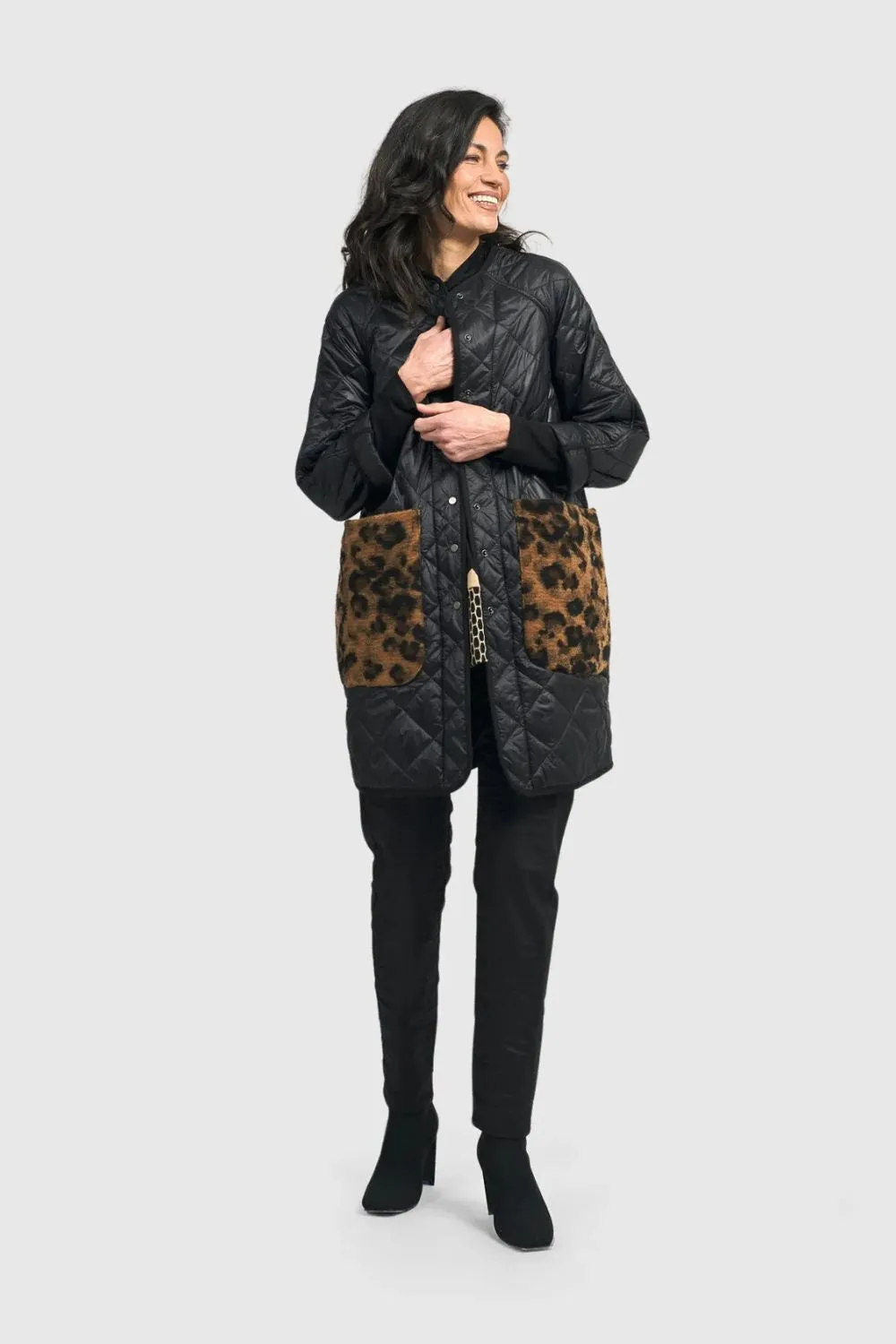 Birkin Car Coat | Black