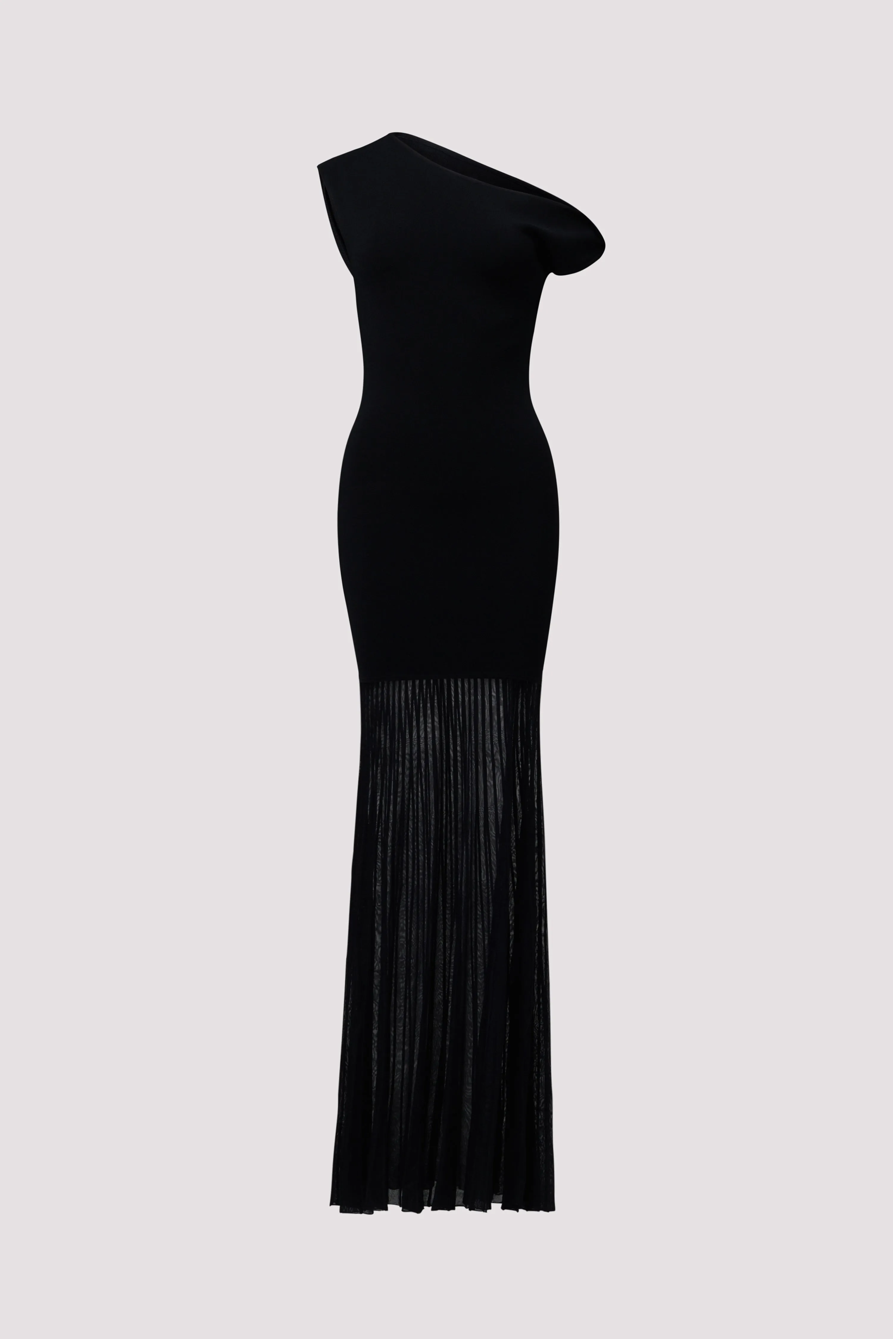 Black Indigo Twist Dress