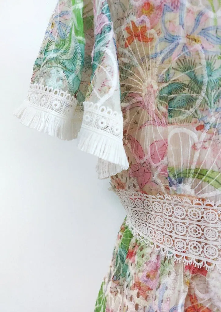 Bloom with Me Embroidery Dress