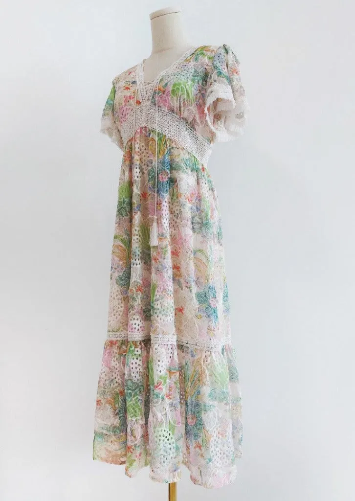 Bloom with Me Embroidery Dress