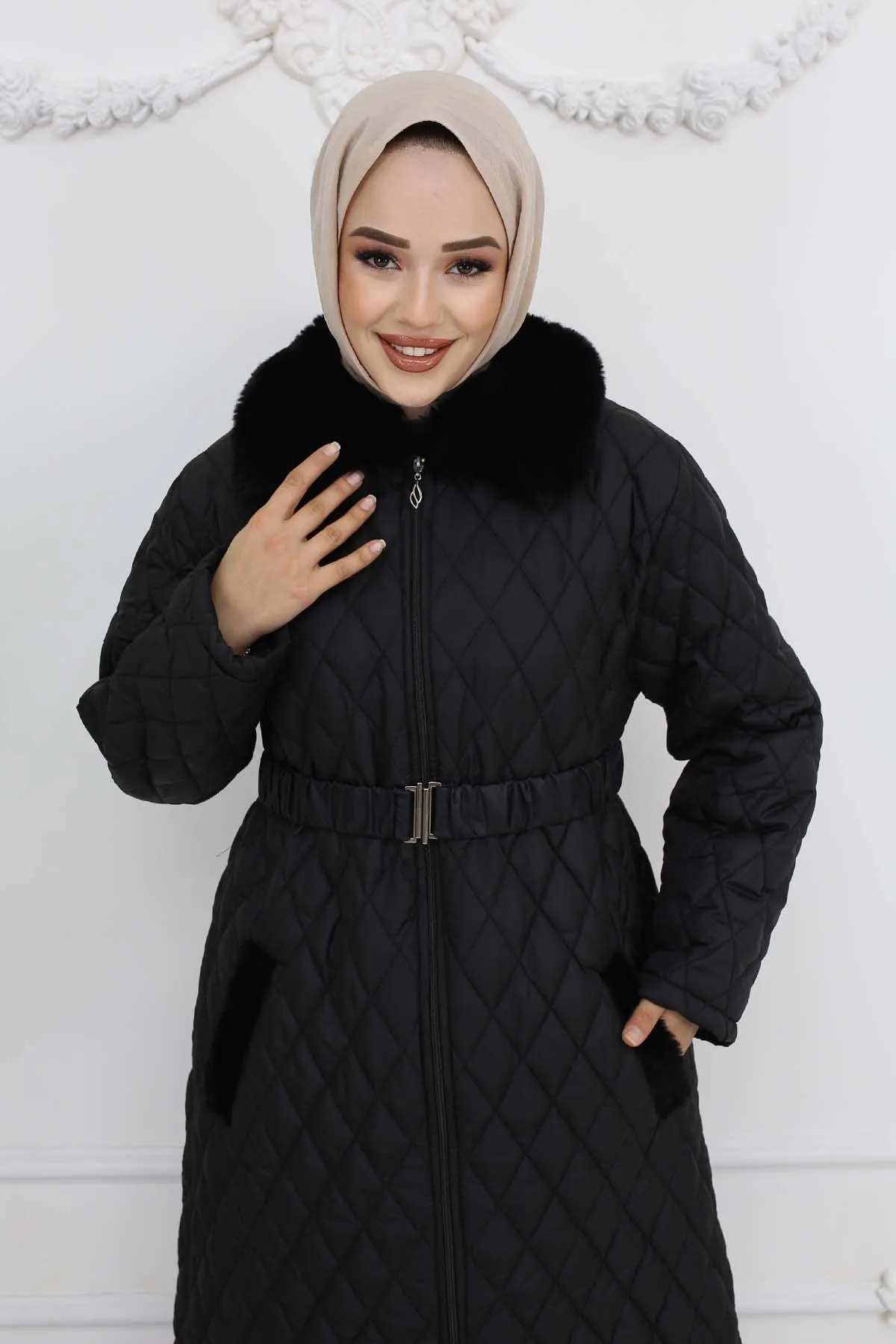 BNG Women Quilted Puffer Jacket Black 4904 - Porta Westfalica