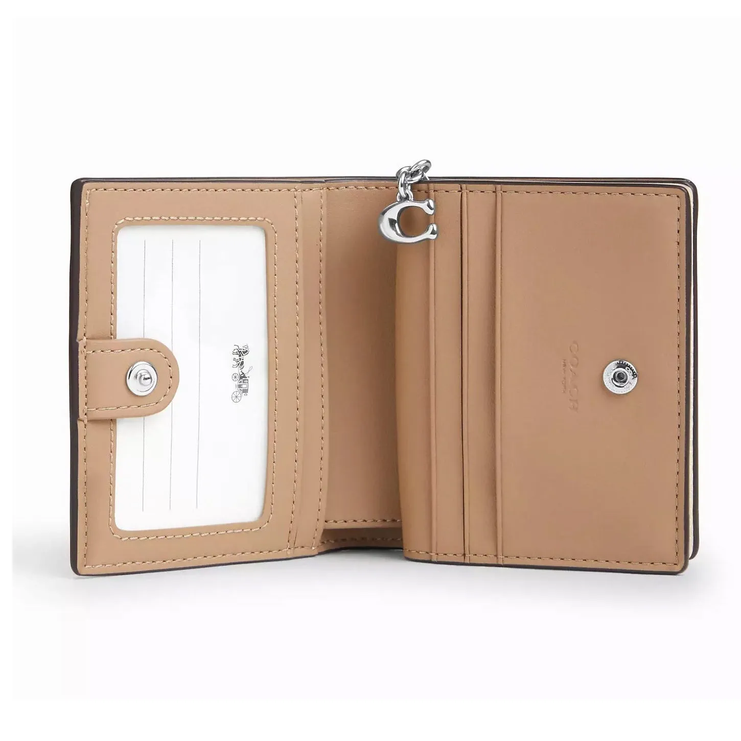 Coach Women's Snap Wallet With Floral Print