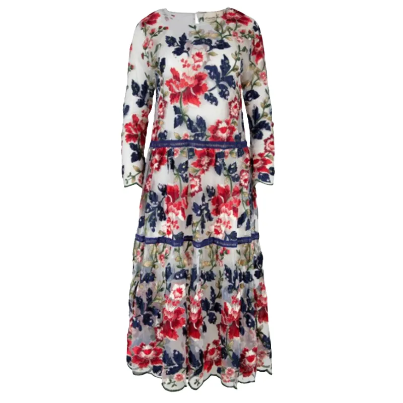 Curate In Other Gardens embroidered dress-XL/18-HIRE $60