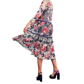 Curate In Other Gardens embroidered dress-XL/18-HIRE $60