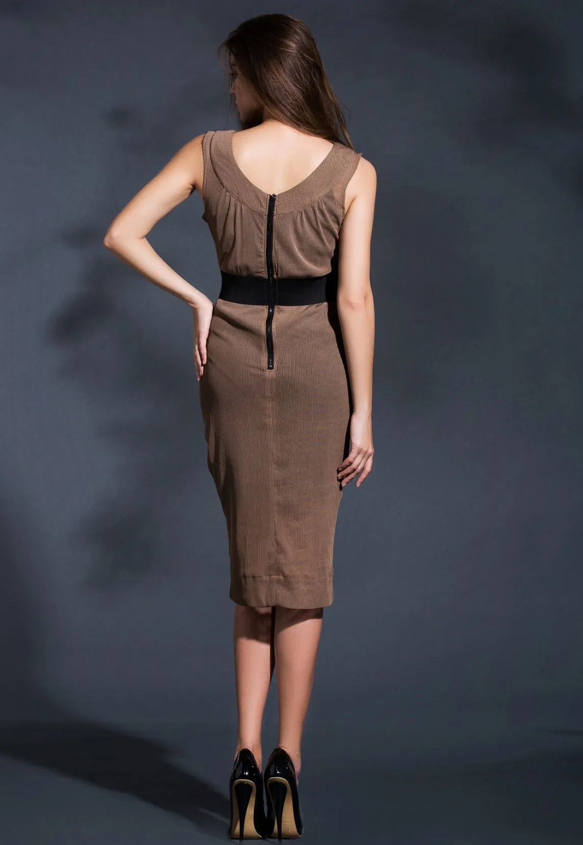 Divinity mesh midi dress