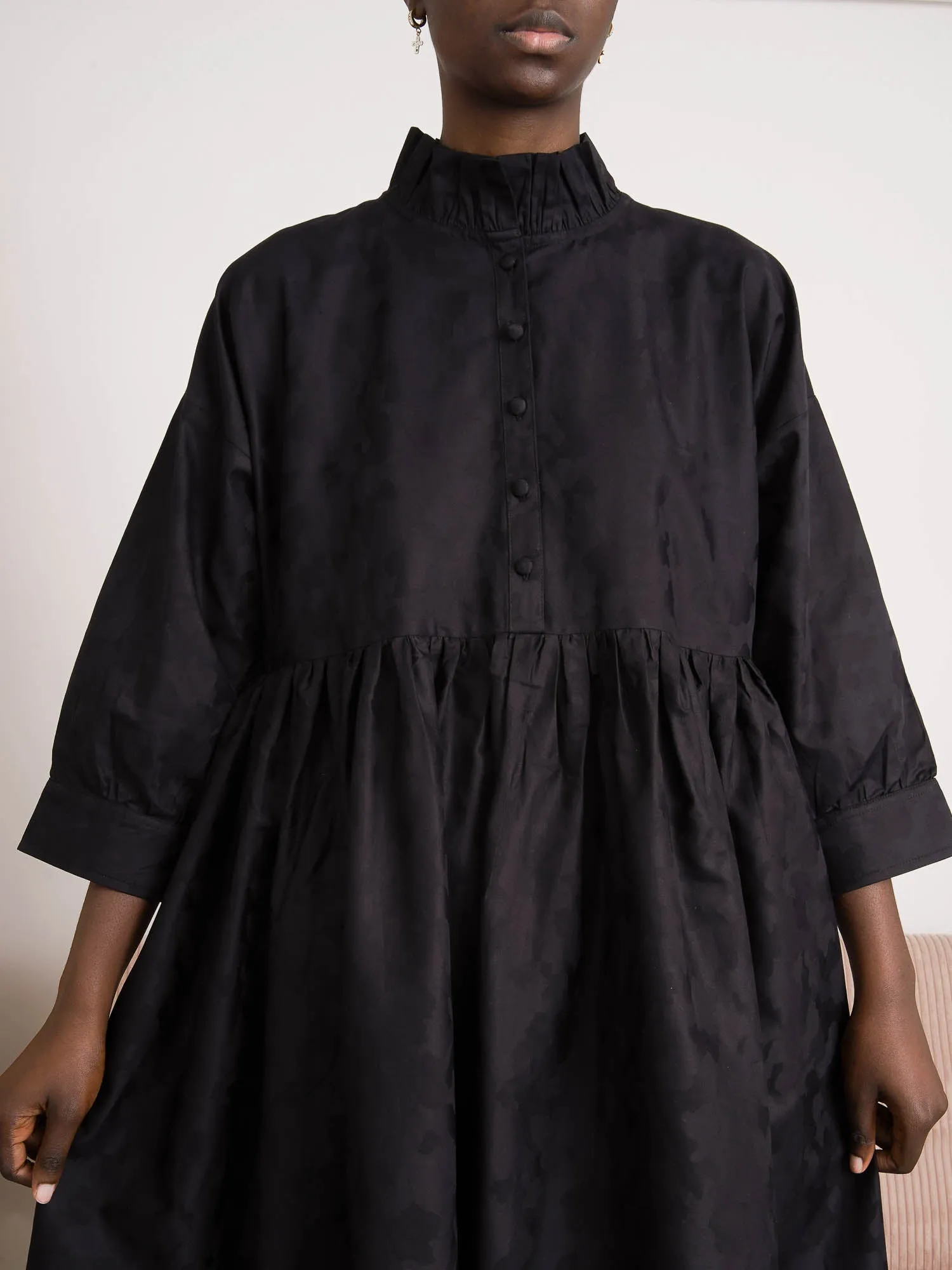 Doyin Black Midi Dress