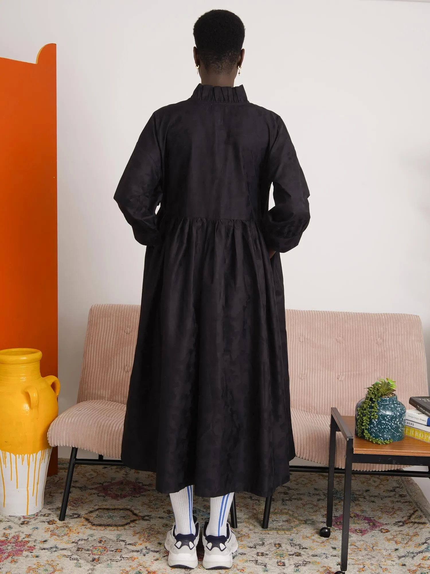Doyin Black Midi Dress