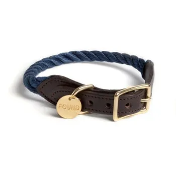 Found My Animal - Rope & Leather Cat/Dog Collar