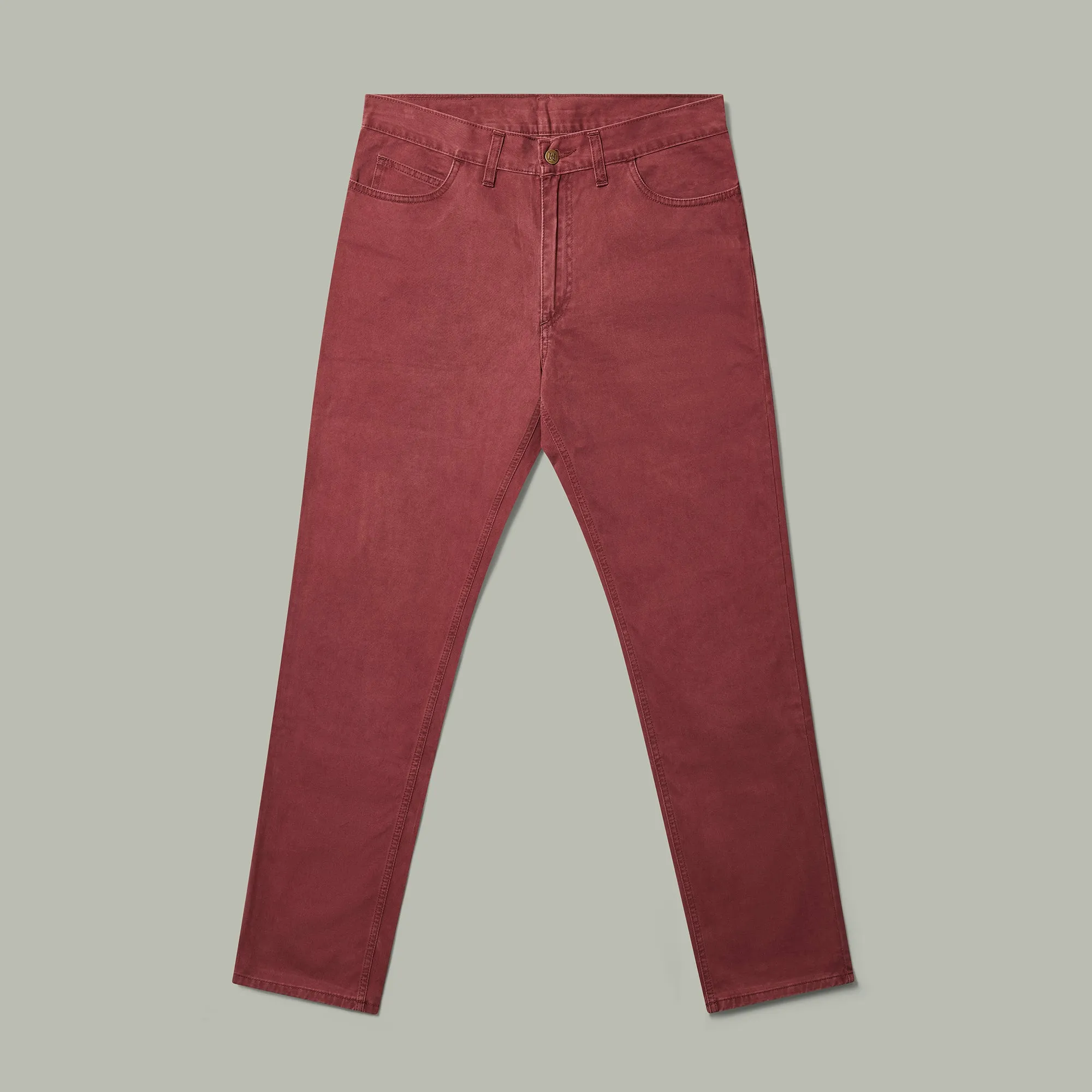 Harrow Brushed Cotton Jeans [BERRY]