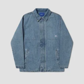 Helas Rentré Denim Padded Jacket Light Blue