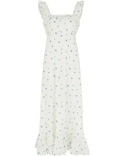 Holland French Petal White dress