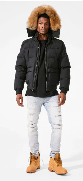 JORDAN CRAIG CROSS BAY BOMBER JACKET (BLACK)