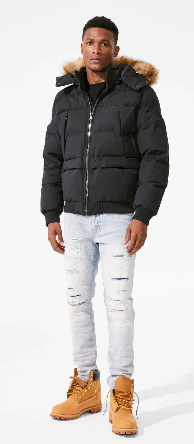JORDAN CRAIG CROSS BAY BOMBER JACKET (BLACK)