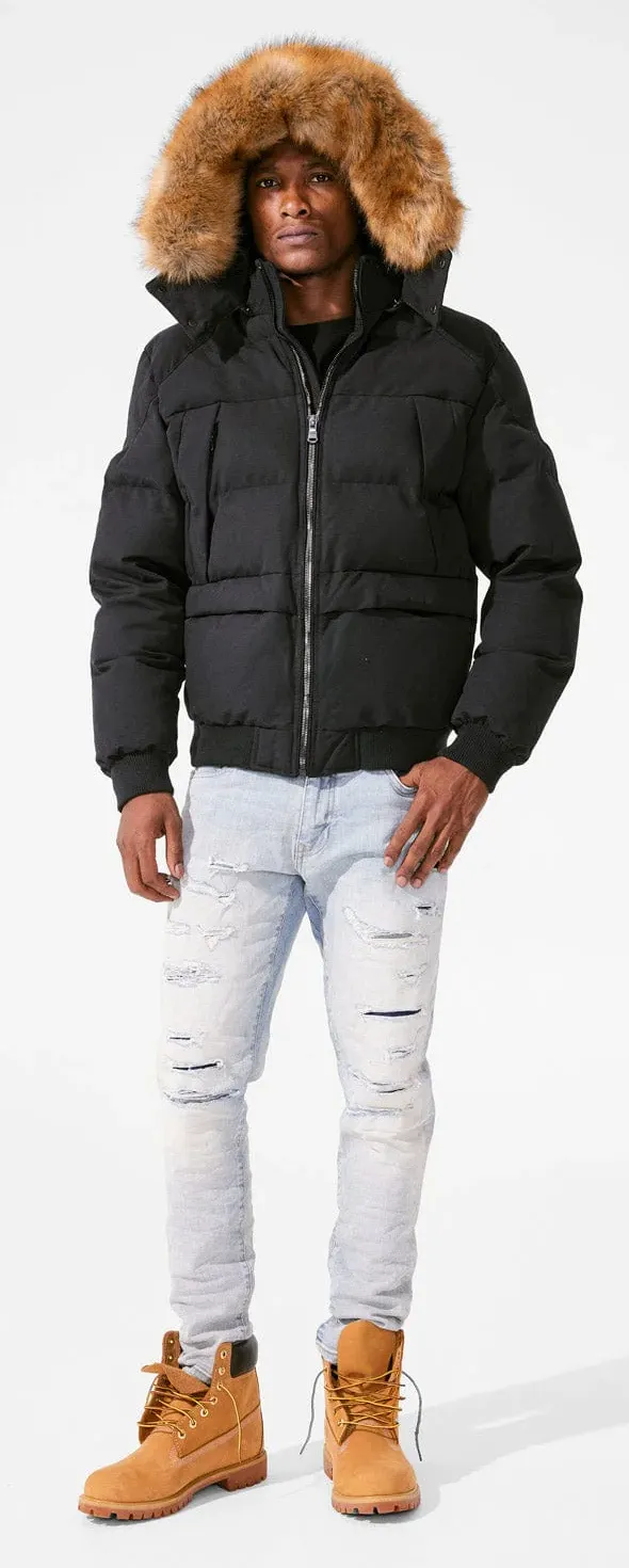 JORDAN CRAIG CROSS BAY BOMBER JACKET (BLACK)