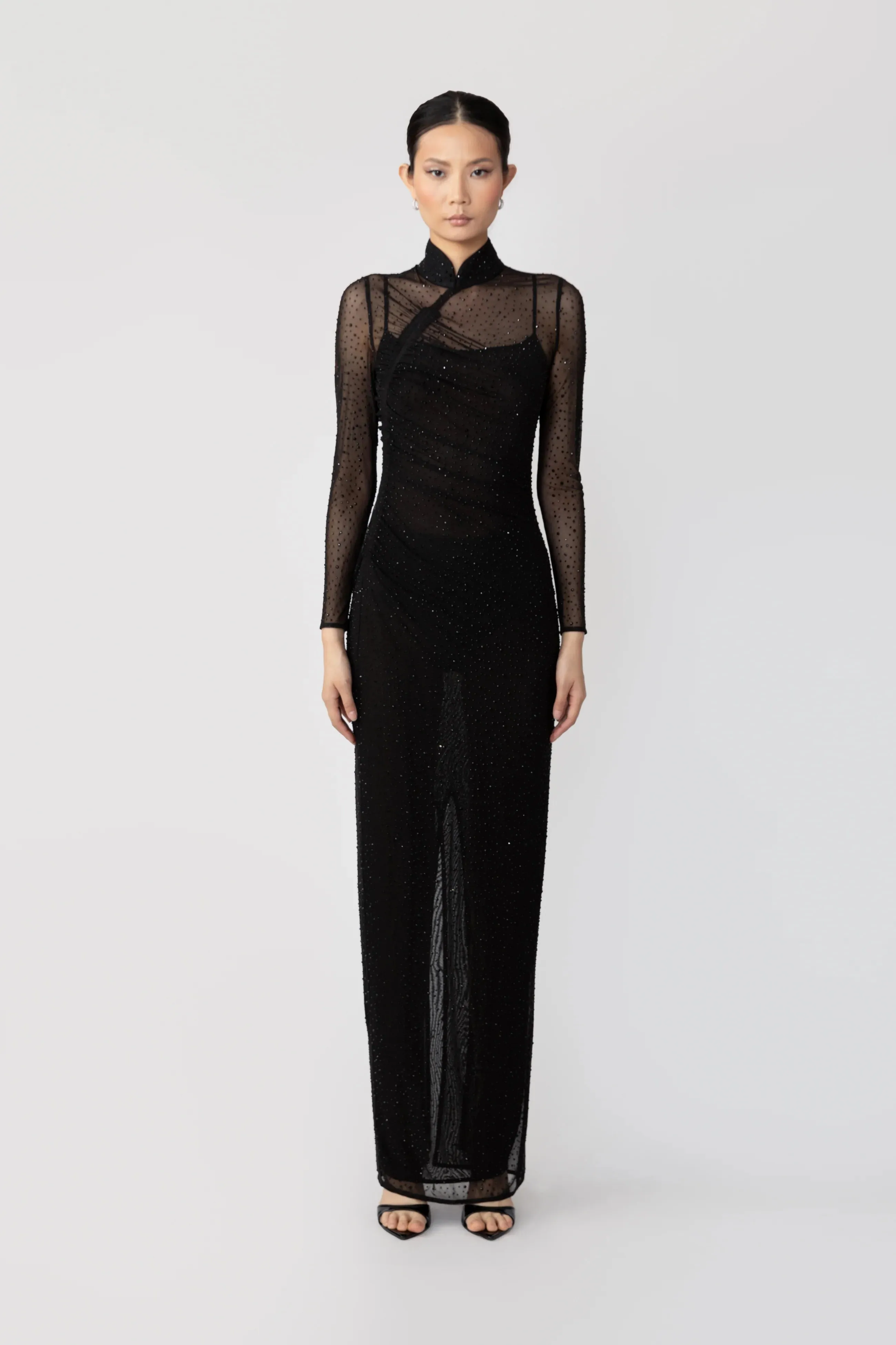 Kai Mesh Dress - Black