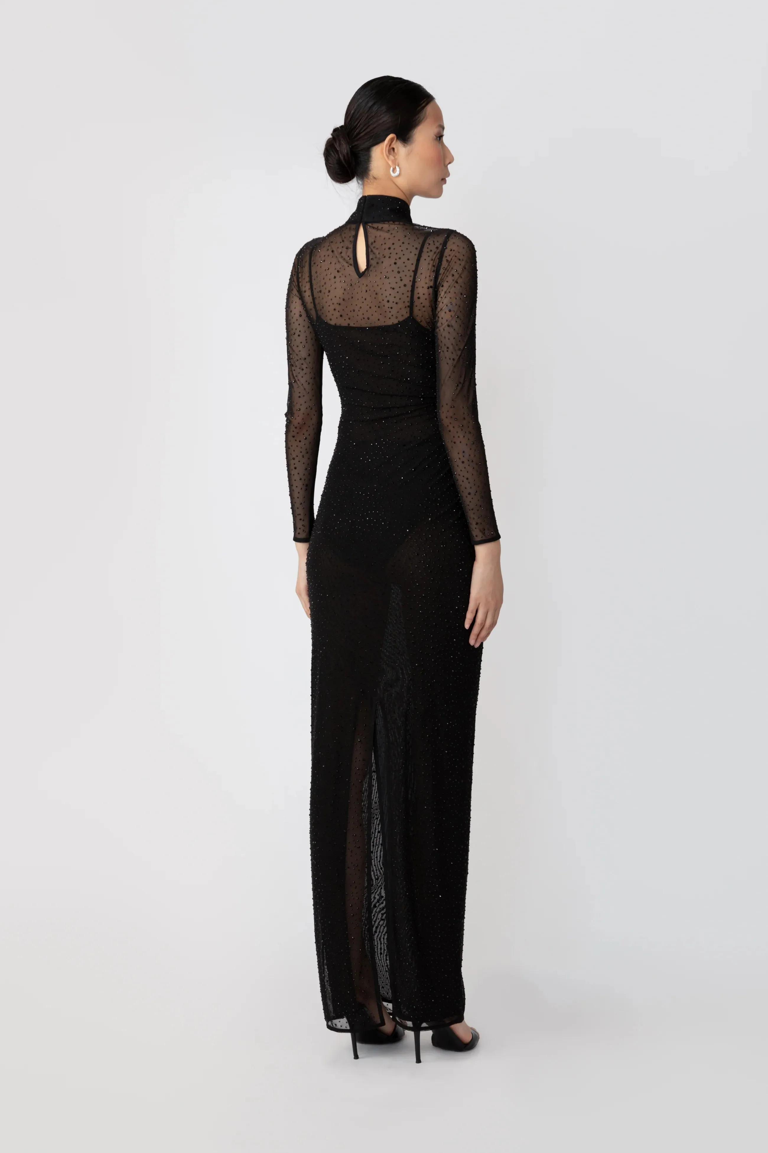 Kai Mesh Dress - Black