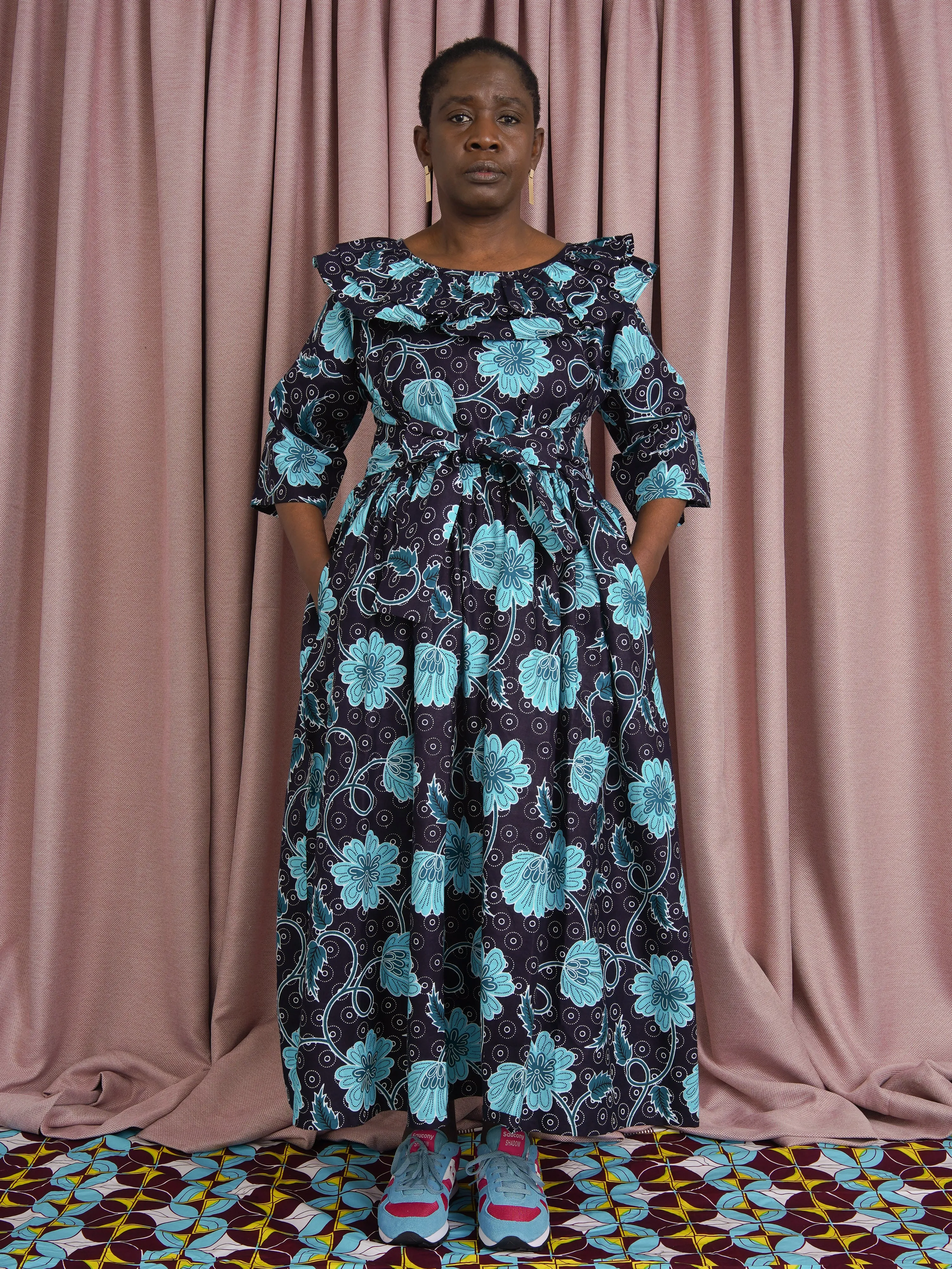 Kwara Belted Voluminous Dress