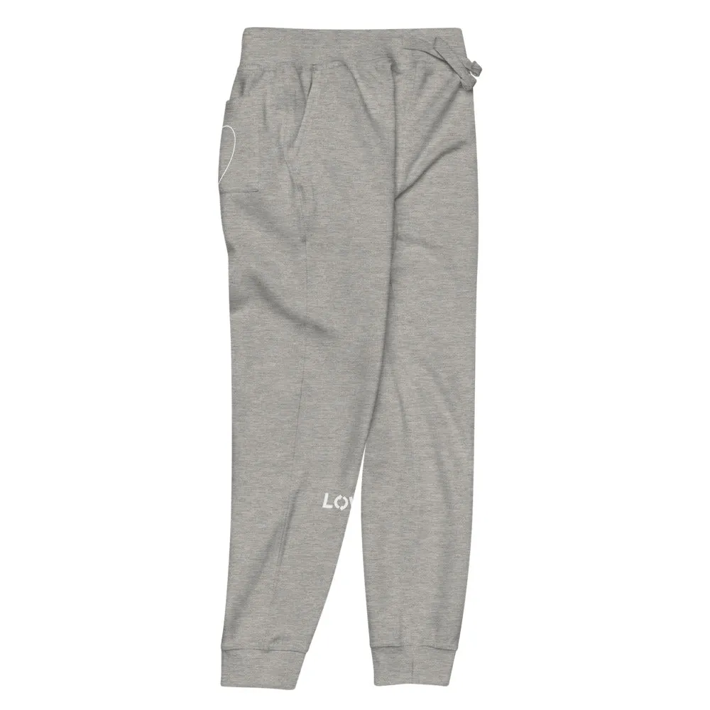 Love fleece sweatpants