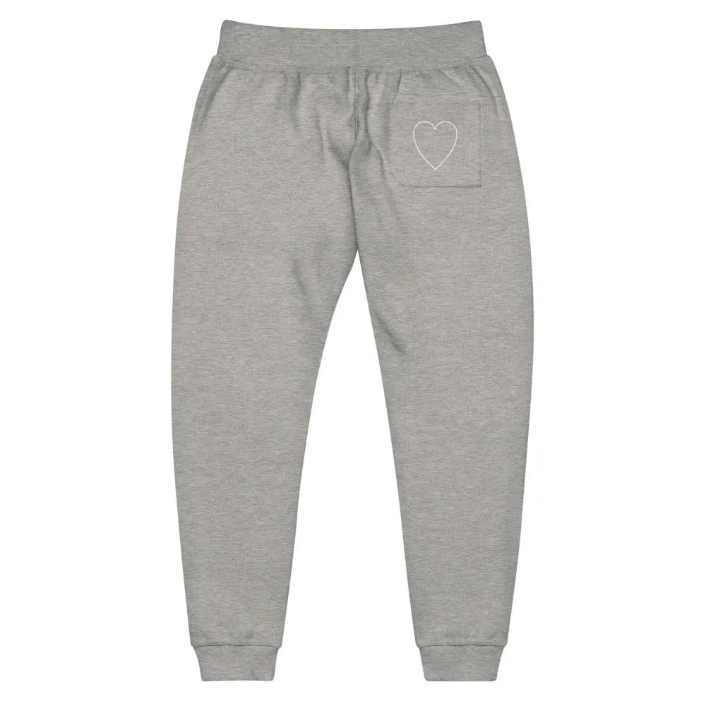 Love fleece sweatpants