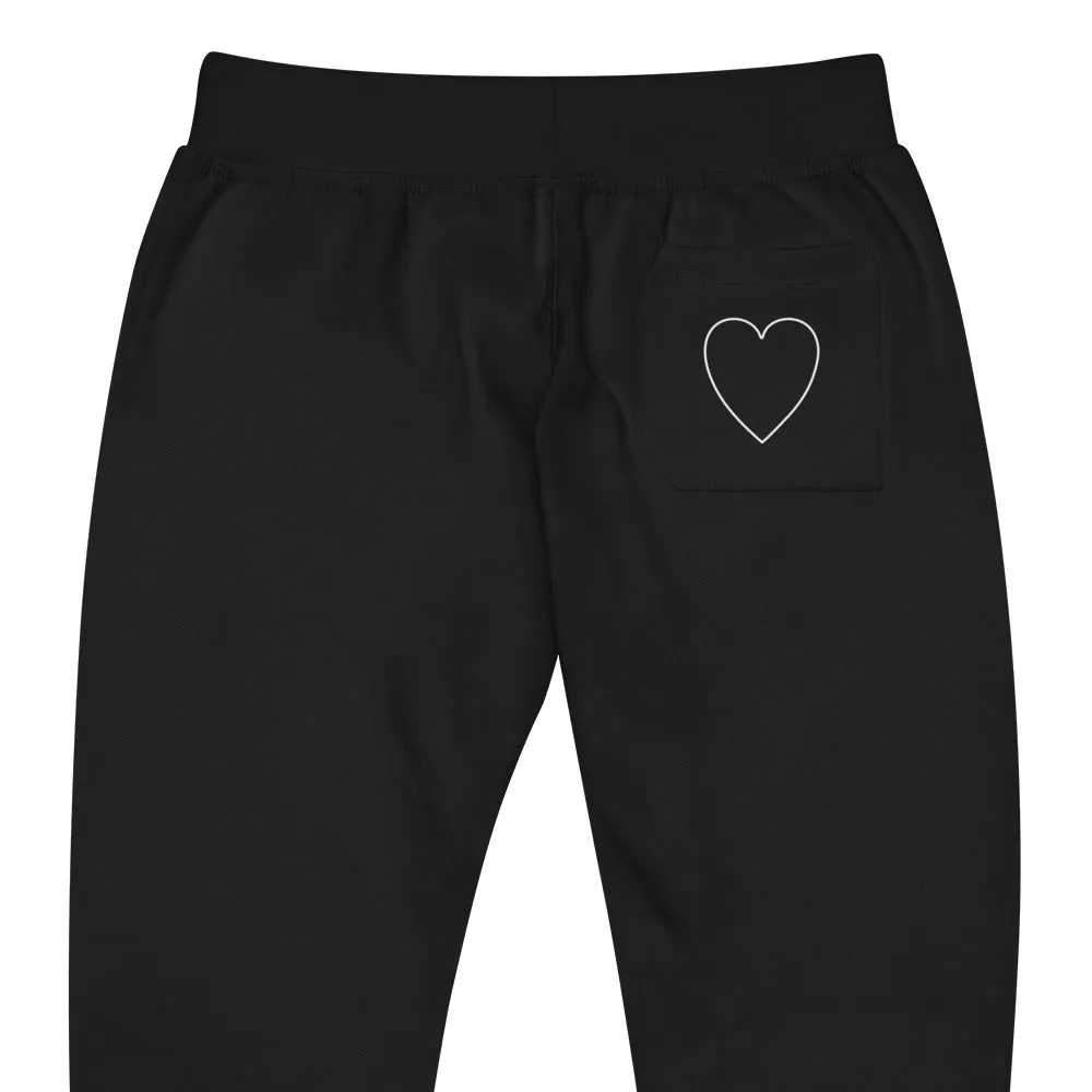 Love fleece sweatpants