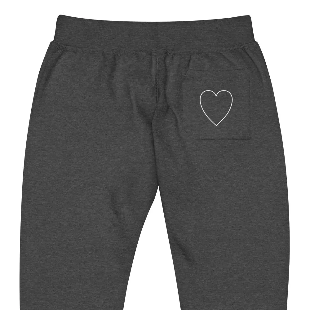 Love fleece sweatpants