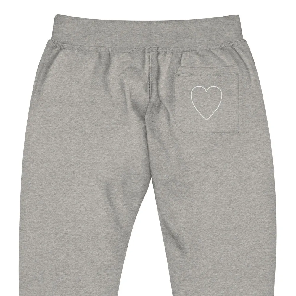 Love fleece sweatpants