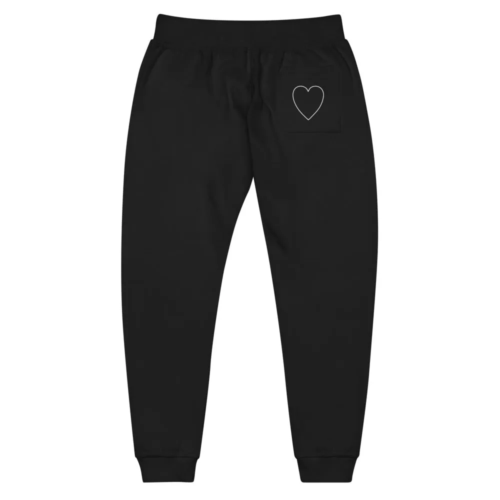Love fleece sweatpants