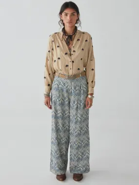 MAISON HOTEL Pepa Pant in Lapis Lazuli