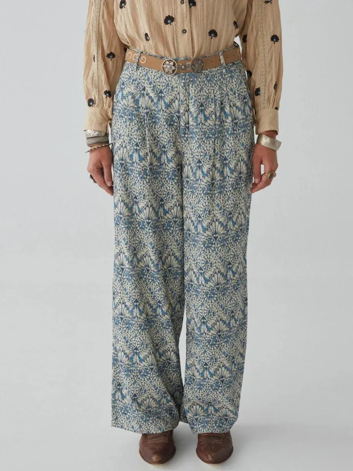 MAISON HOTEL Pepa Pant in Lapis Lazuli