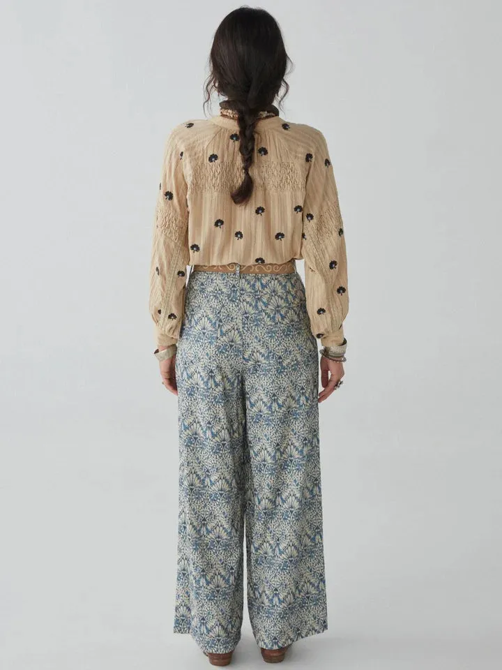 MAISON HOTEL Pepa Pant in Lapis Lazuli