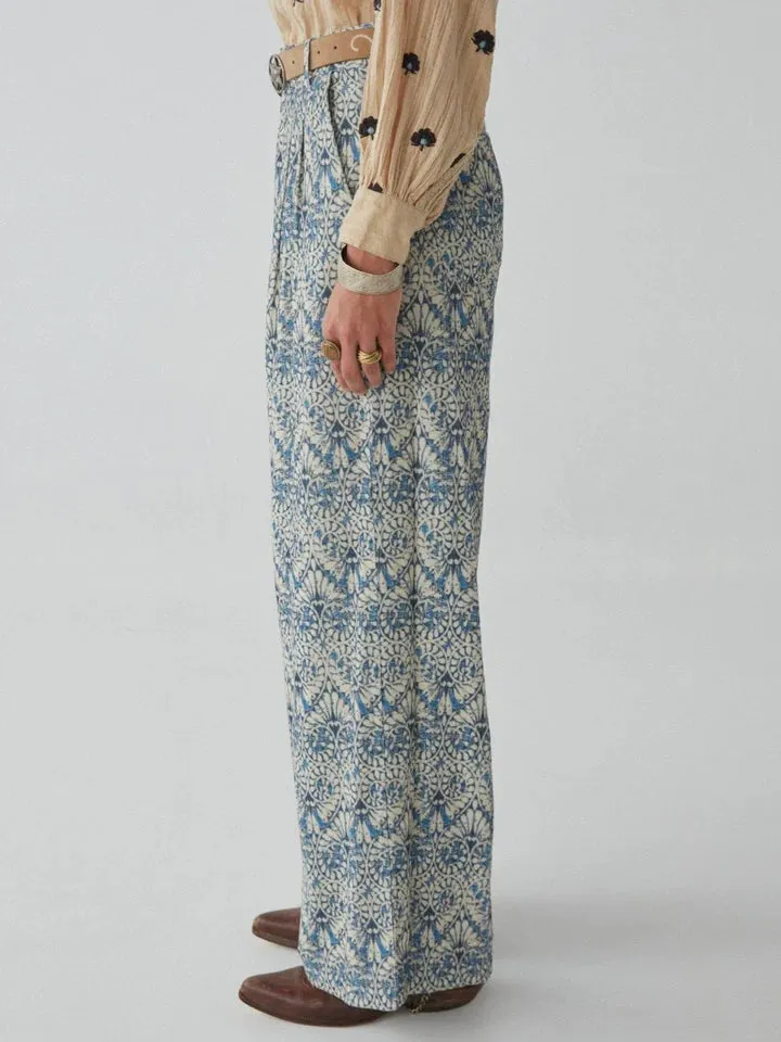 MAISON HOTEL Pepa Pant in Lapis Lazuli