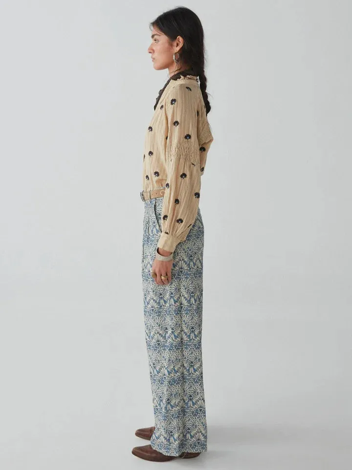 MAISON HOTEL Pepa Pant in Lapis Lazuli