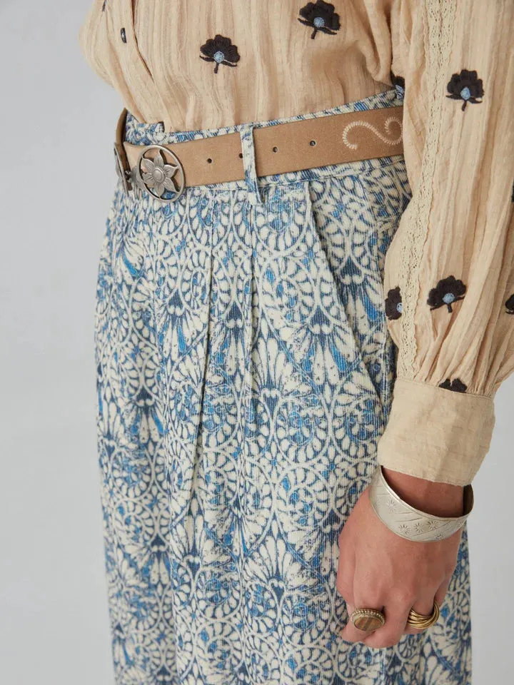 MAISON HOTEL Pepa Pant in Lapis Lazuli
