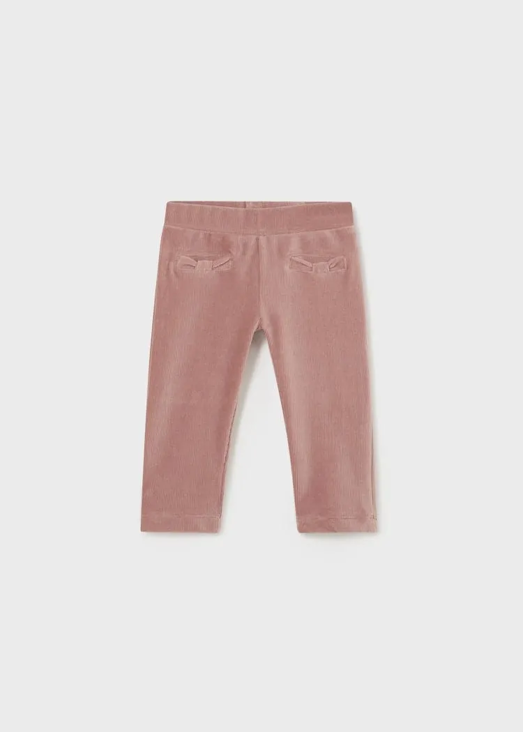Mayoral Baby Basic Corduroy Pants in Makeup