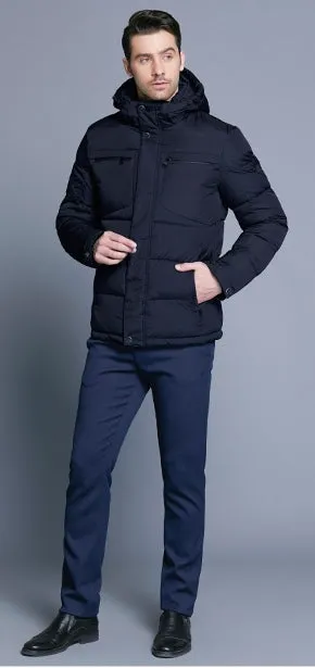 Men's Winter Warm Waterproof Hooded Parka