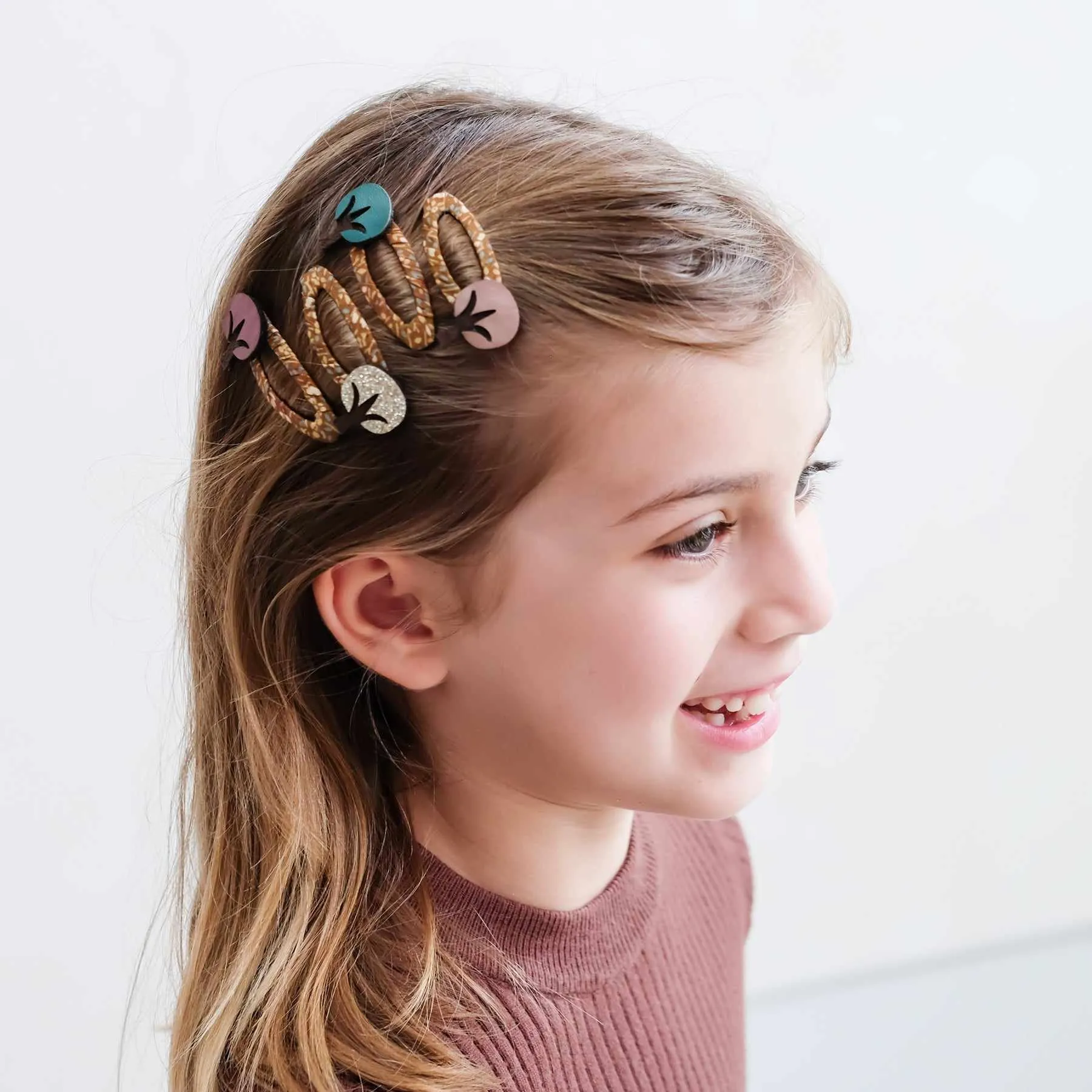 Mimi & Lula - Autumn Tree hair clic clacs - set of 4