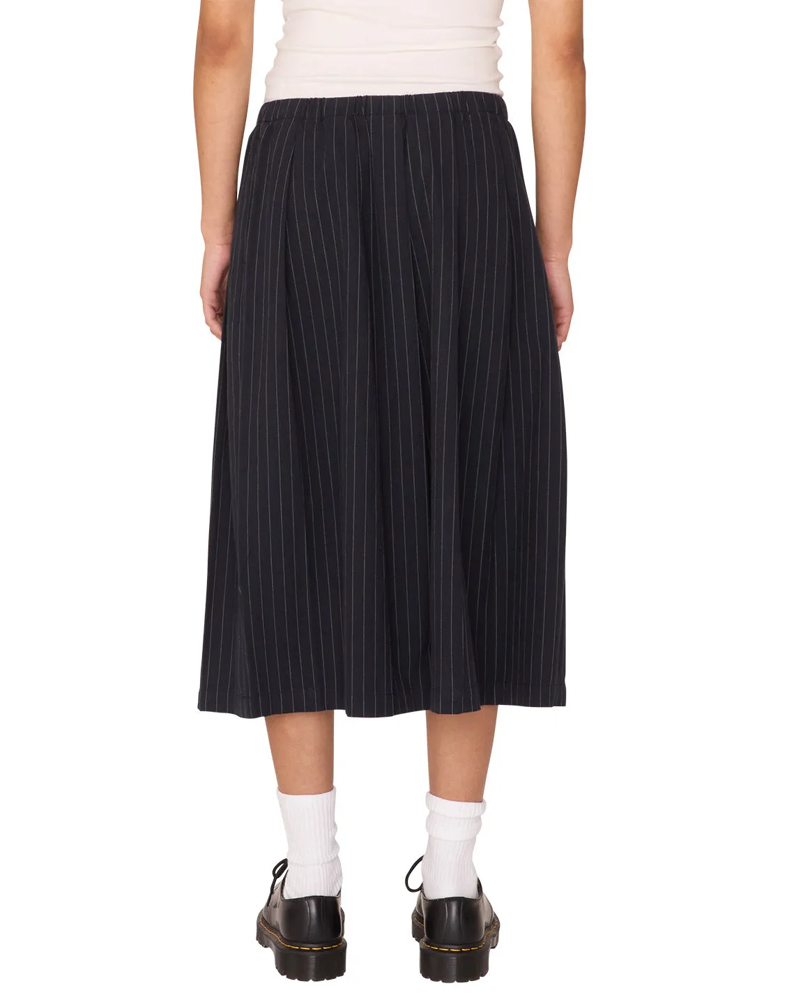Obey Women's Madeline Pleated Skirt Dark Navy Multi 411550127 DNV