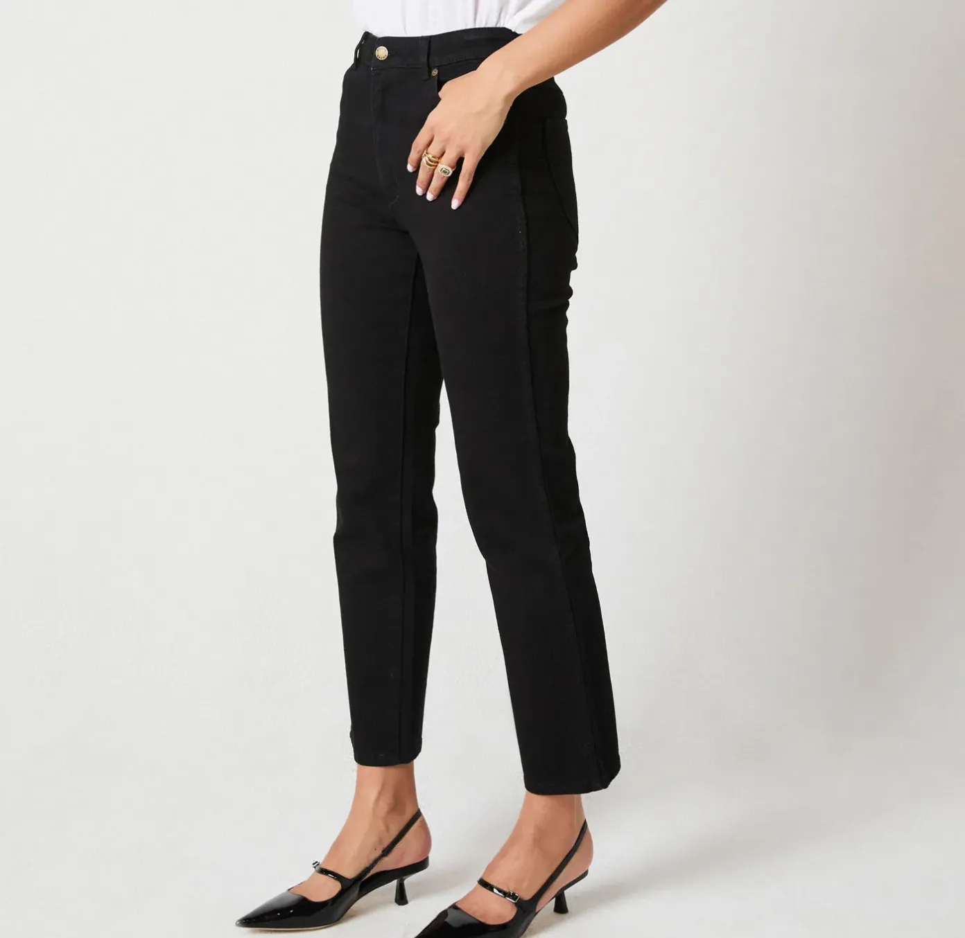Original Straight Jeans - Rinse Black