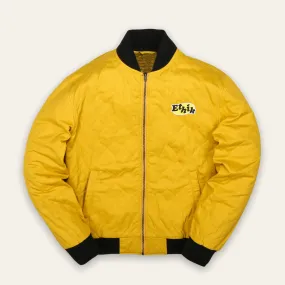 Quilted Bomber | Yellow